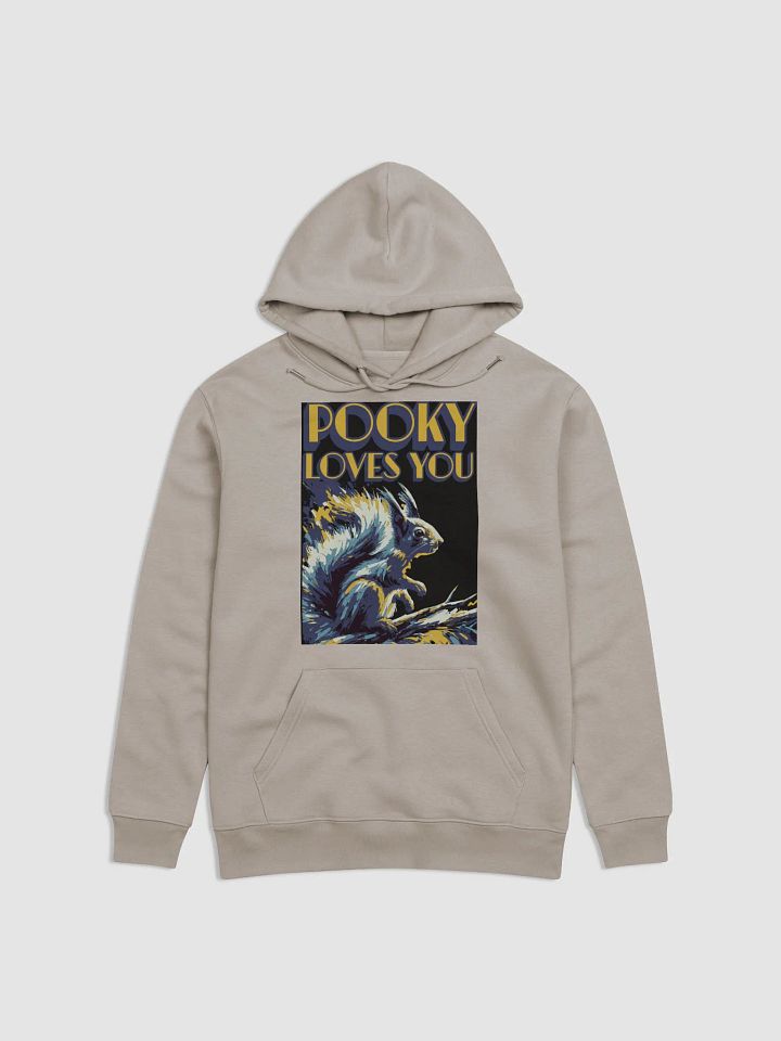 Pooky's Stylized Squirrel Eco Hoodie product image (1)