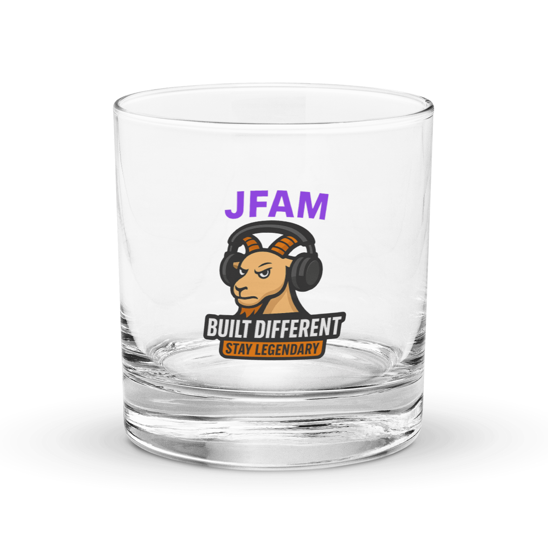Legendary JFAM Goat Head Rocks Glass product image (1)