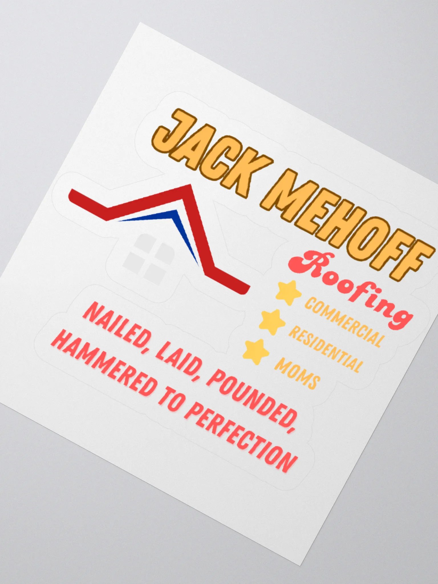 Jack MeHoff Roofing Sticker product image (4)
