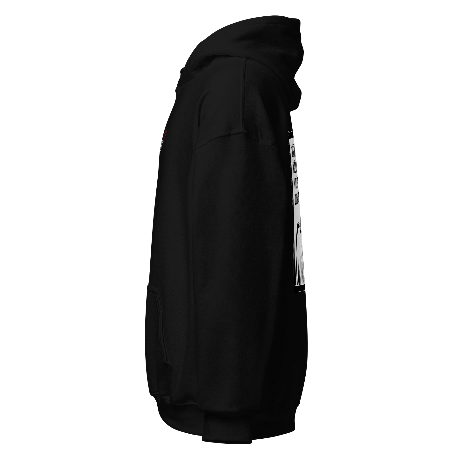 Kéž by mě někdo vrátil domů Black Hoodie product image (3)