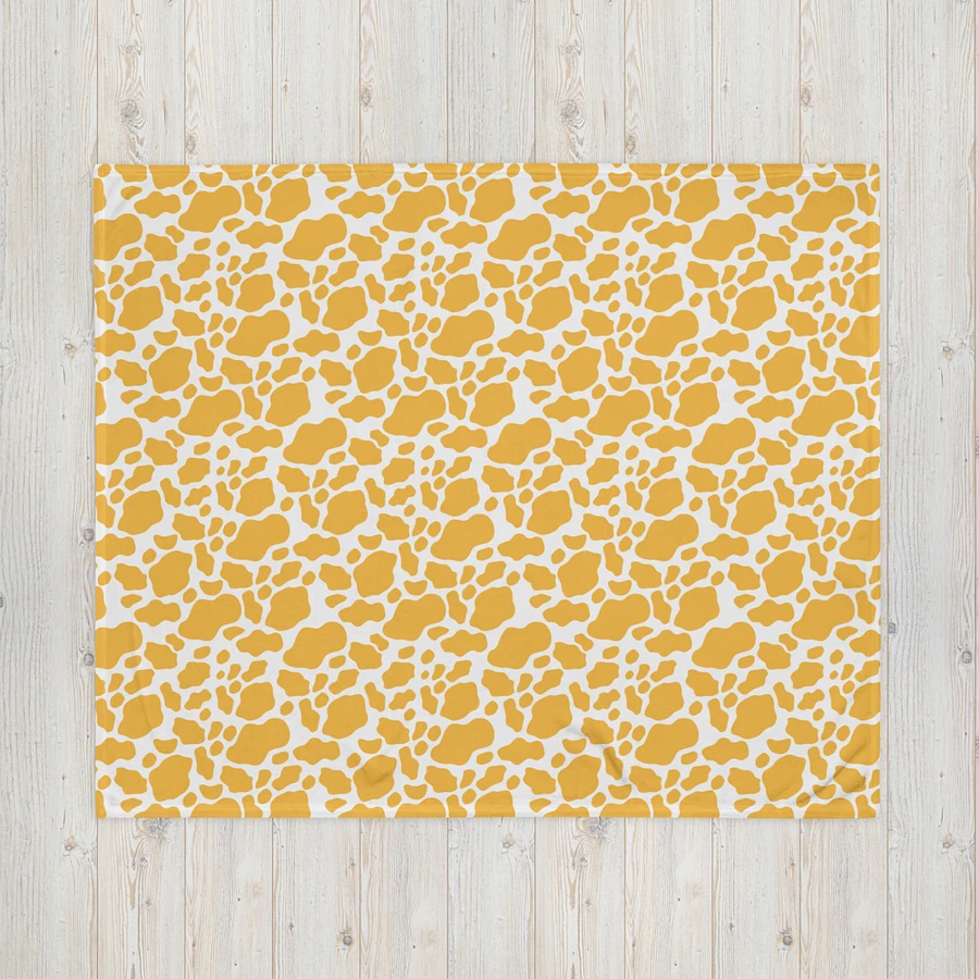 Cow Skin Blanket - Yellow & White product image (10)