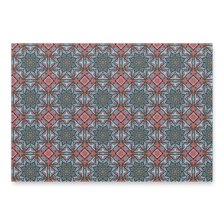 Bike Kaleidoscope Pattern WRAPPING PAPER product image (2)