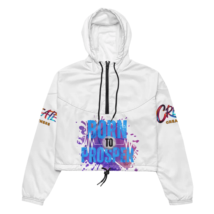Born to Prosper Dynamic Cropped Windbreaker product image (1)