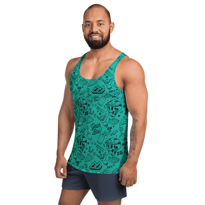Dropn Diamondz Tank Green product image (2)