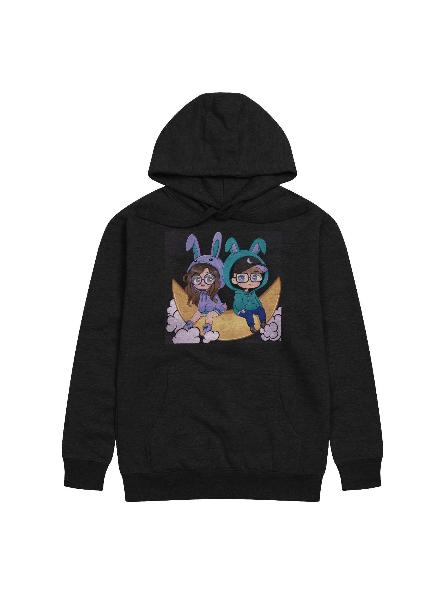 Moon bunnies hoodie product image (2)