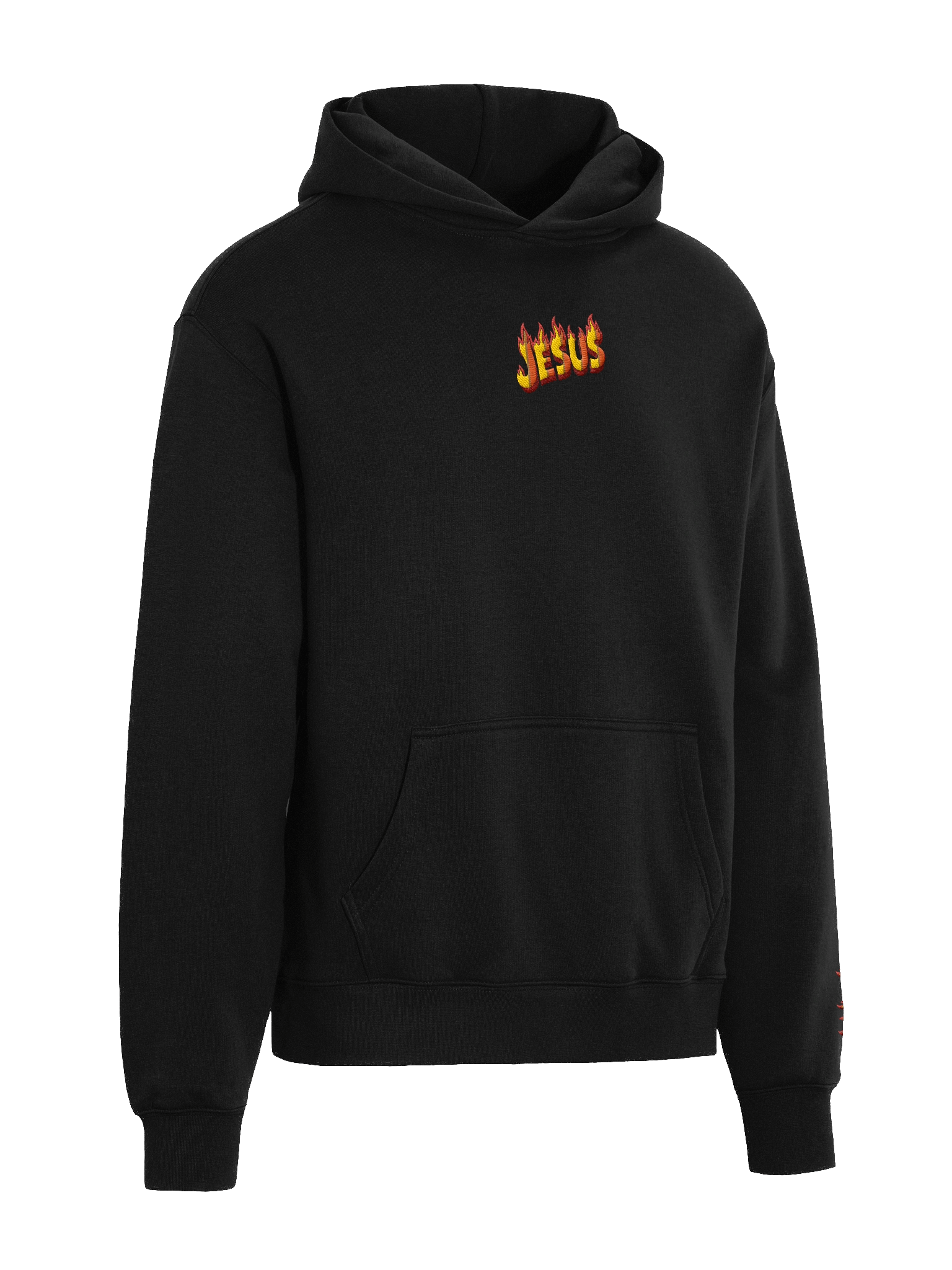 Flaming Jesus Oversized Hoodie product image (16)