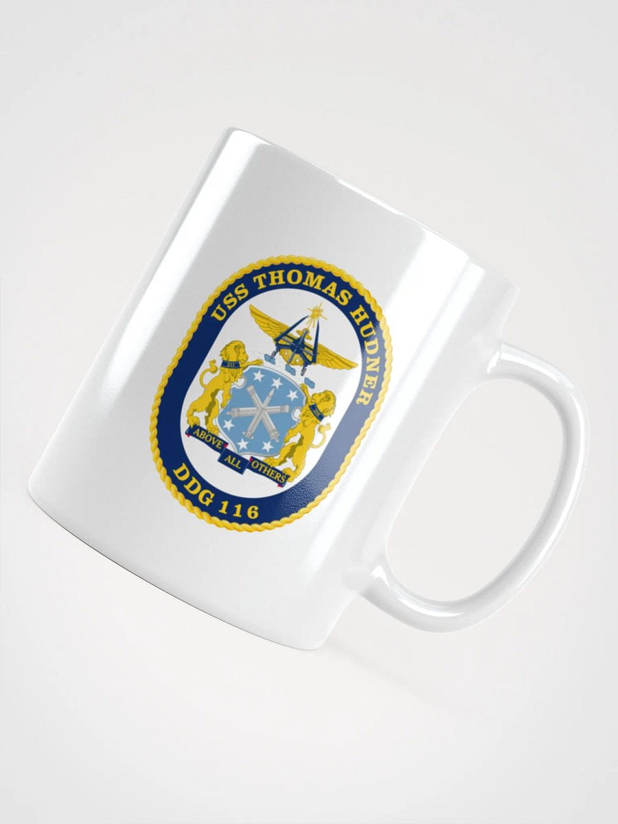 USS Thomas Hudner DDG 116: White Coffee Cup product image (4)