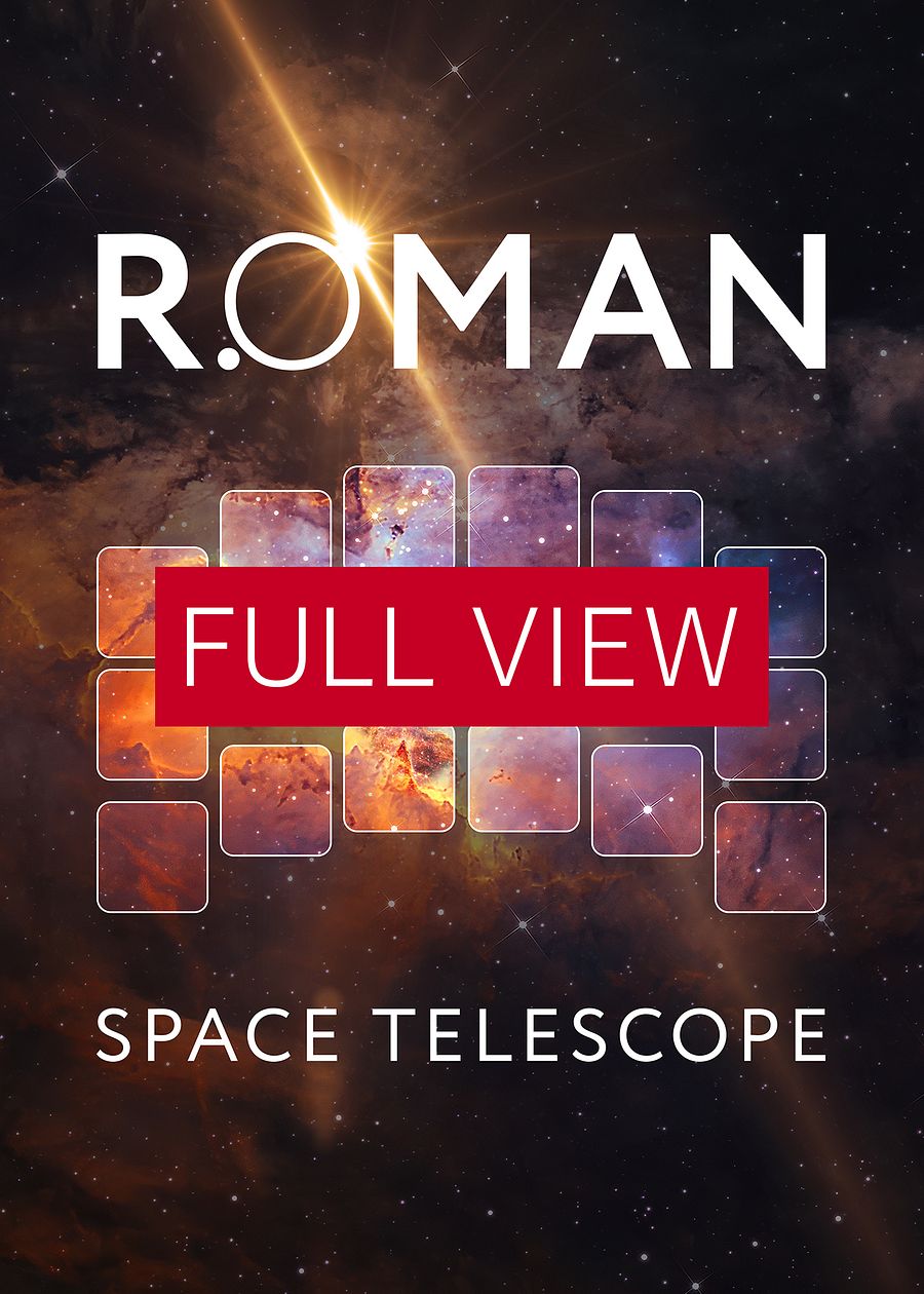 Nancy Grace Roman Space Telescope poster — NASA space print product image (3)