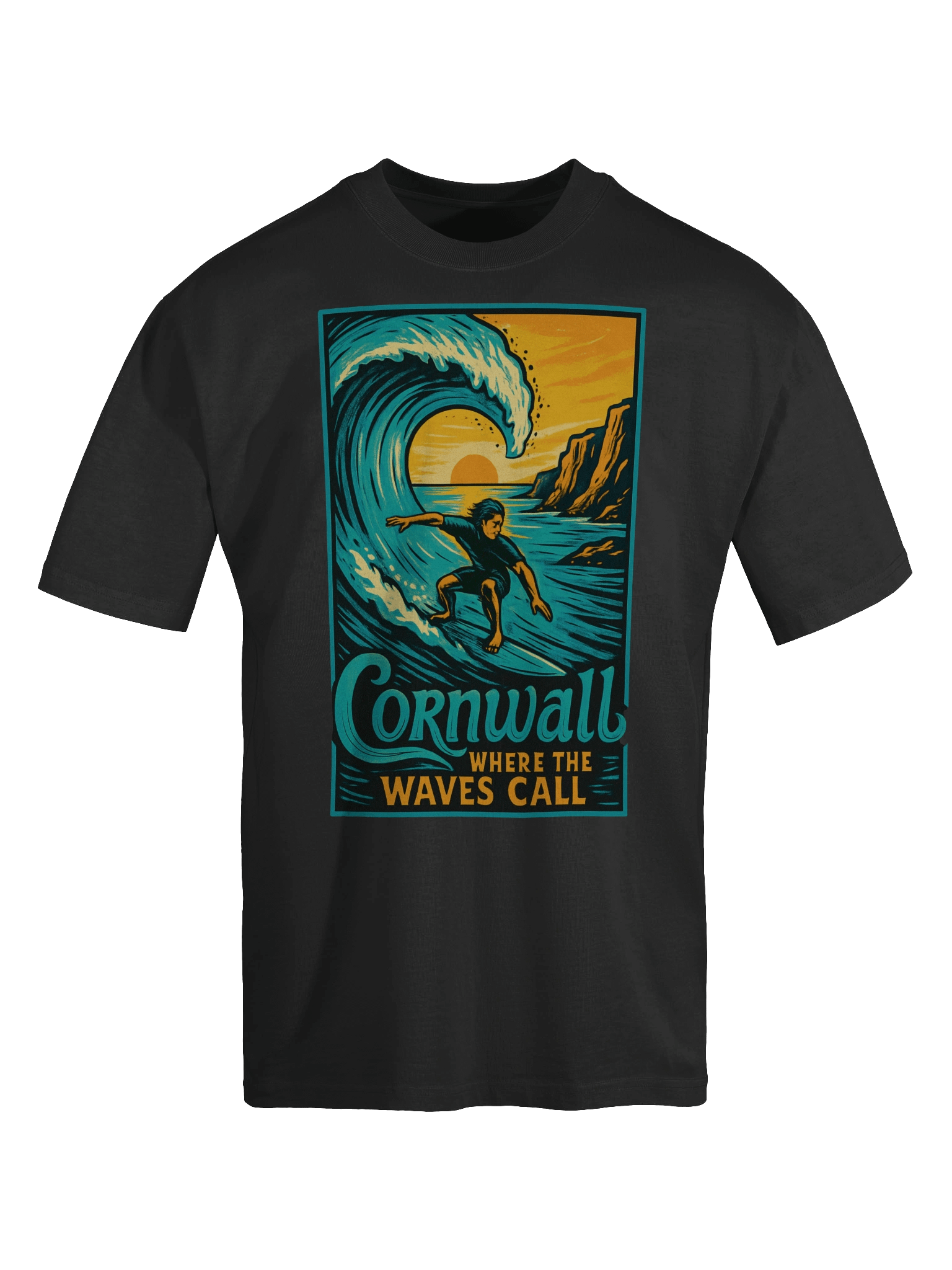 Cornish Surf Life Oversized Faded Tee product image (6)