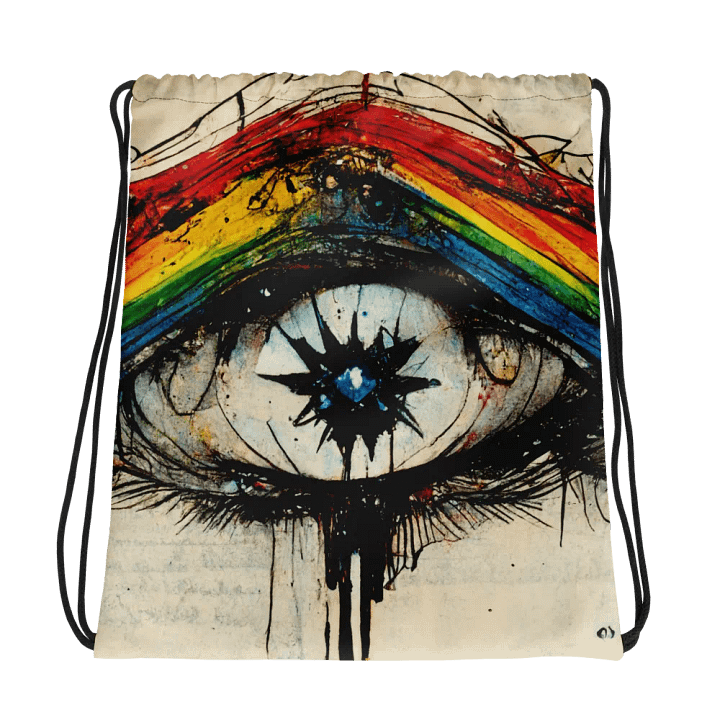 Rainbow Eye Allure Drawstring Bag product image (1)