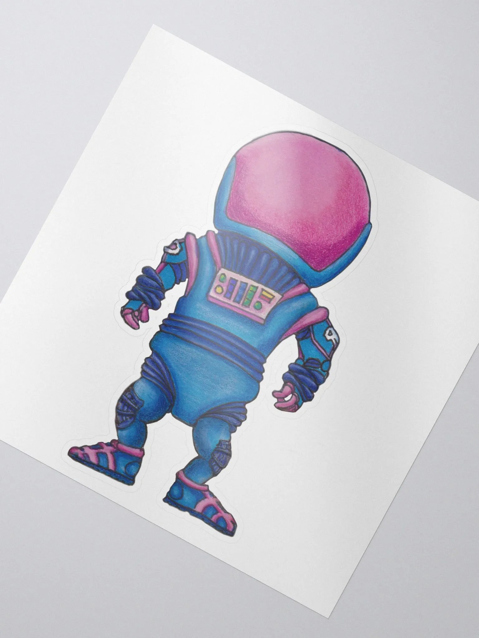 Spaceman Kid Sticker product image (2)
