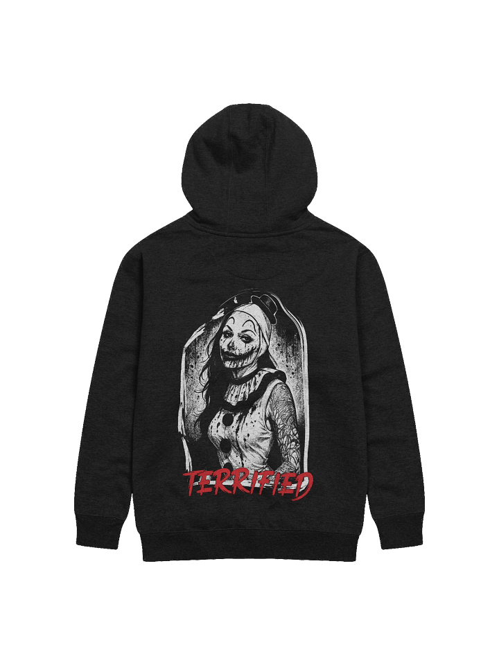 Terrified Clown design on the back product image (2)