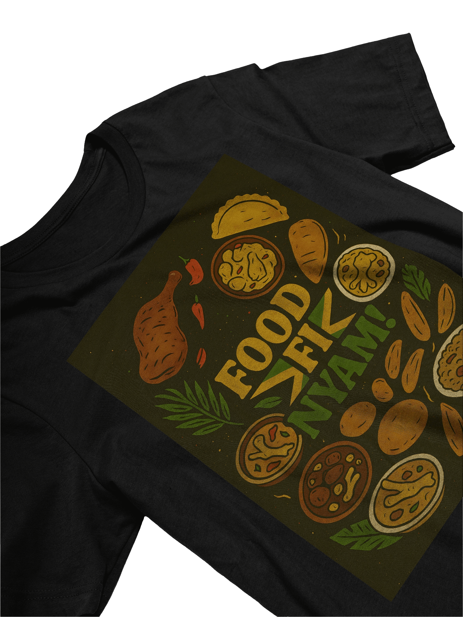 Foodie Delight Illustrated T-Shirt product image (3)