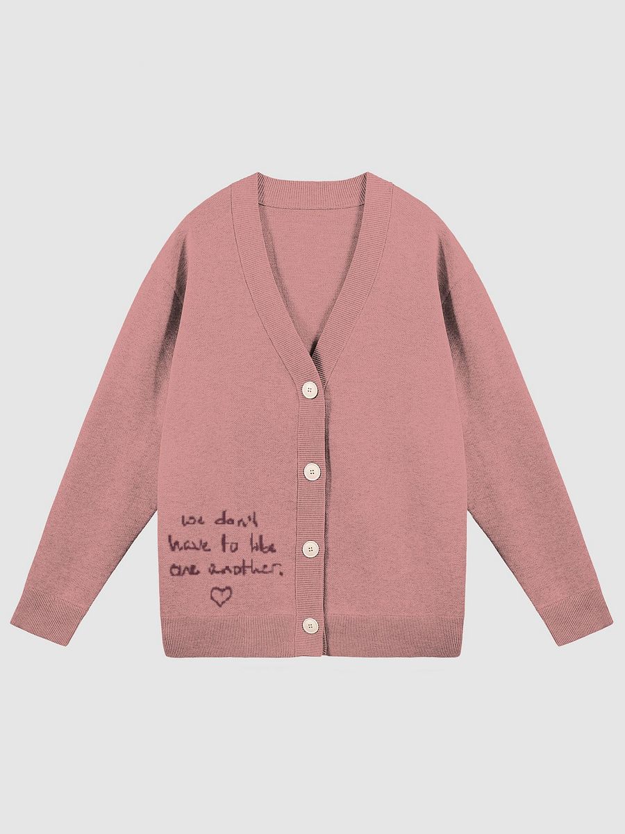 ONE ANOTHER (sm. design, pink and maroon) knitwear cardigan product image (1)