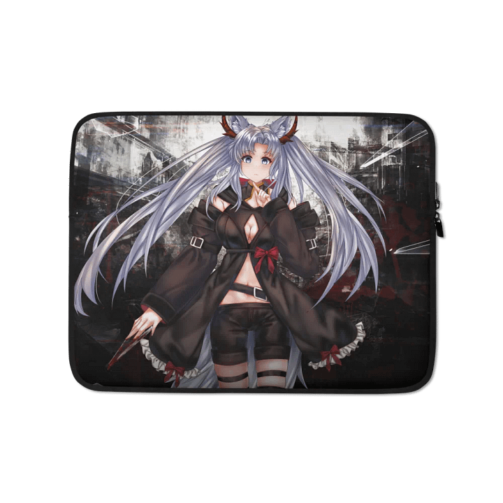 Darksu Kitsune Yandere Laptop Sleeve product image (1)