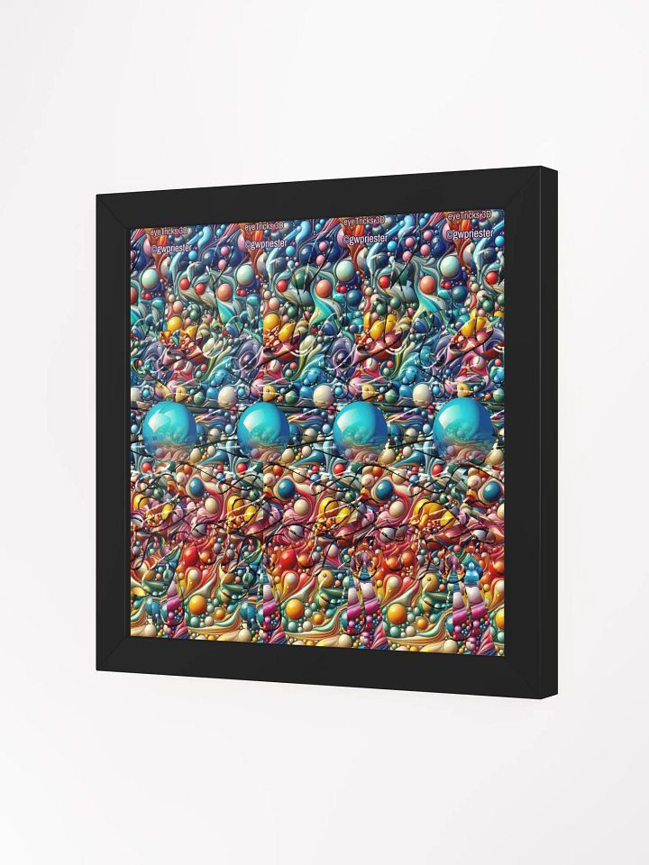 Colorful Splash - Framed 3D Stereogram Poster product image (7)