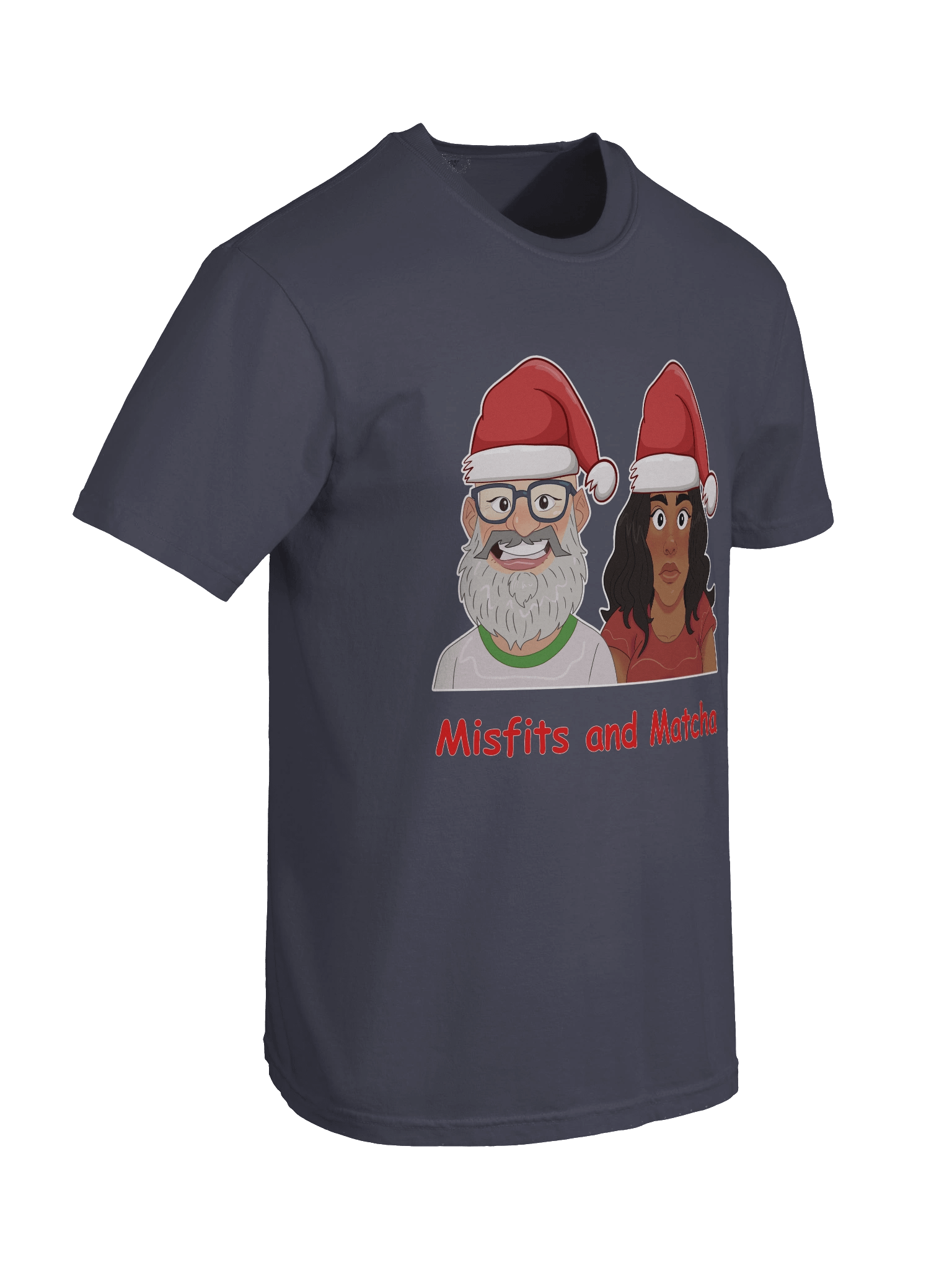 Misfits and Matcha Santa Hats Graphic Tee product image (18)