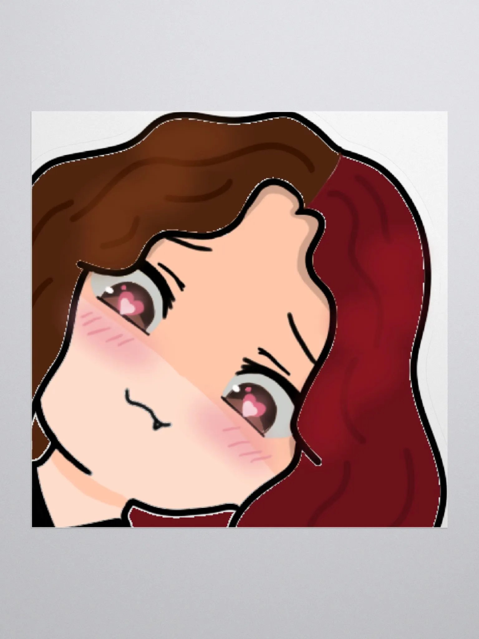 Heart eyes sticker product image (2)