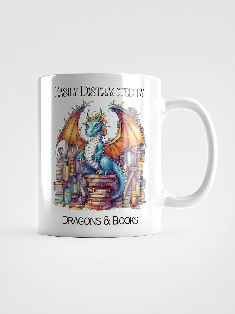Dragon and Book Lover Mug