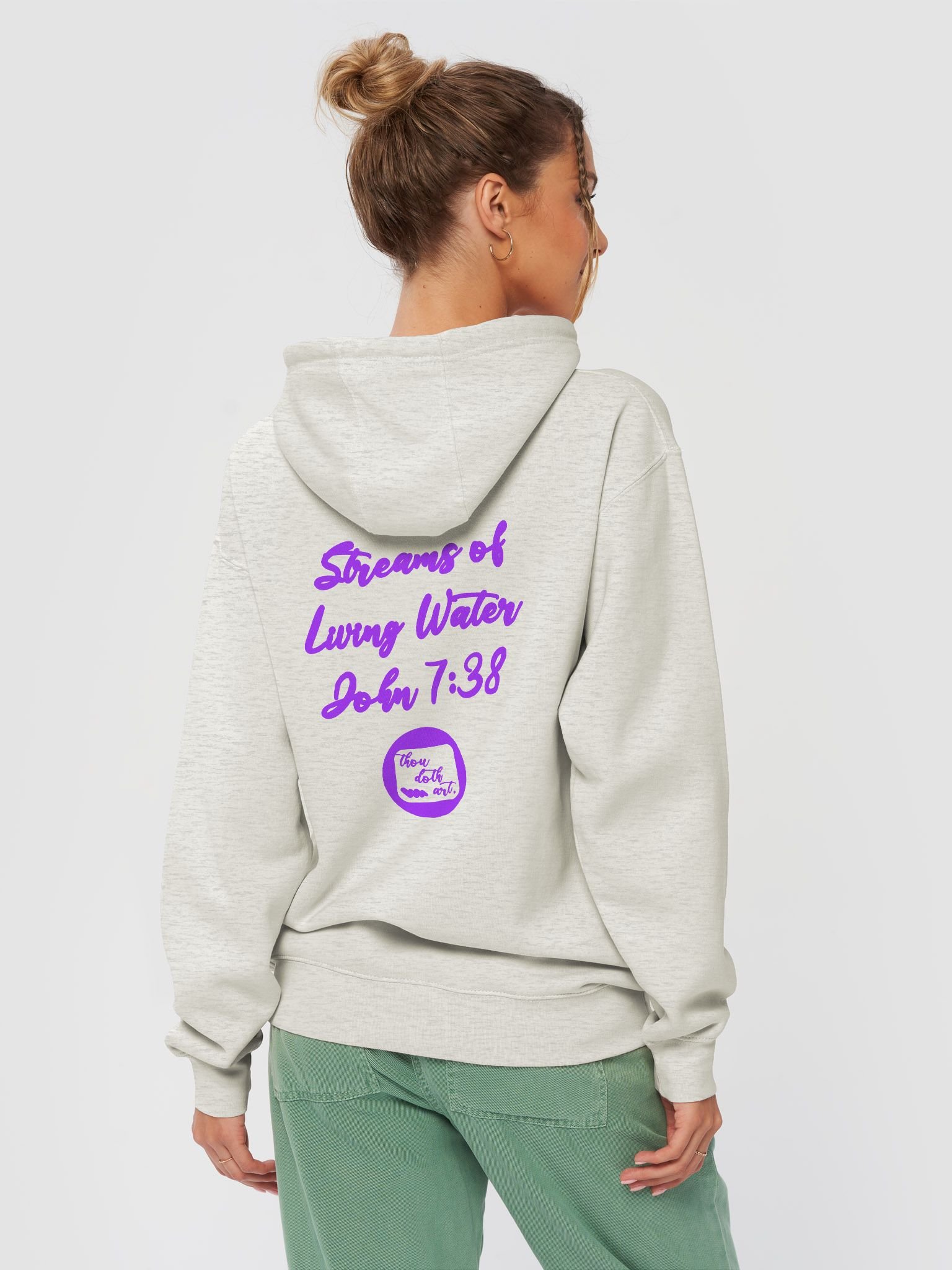 STREAMS OF LIVING WATER _ HIBISCUS HOODIE product image (3)