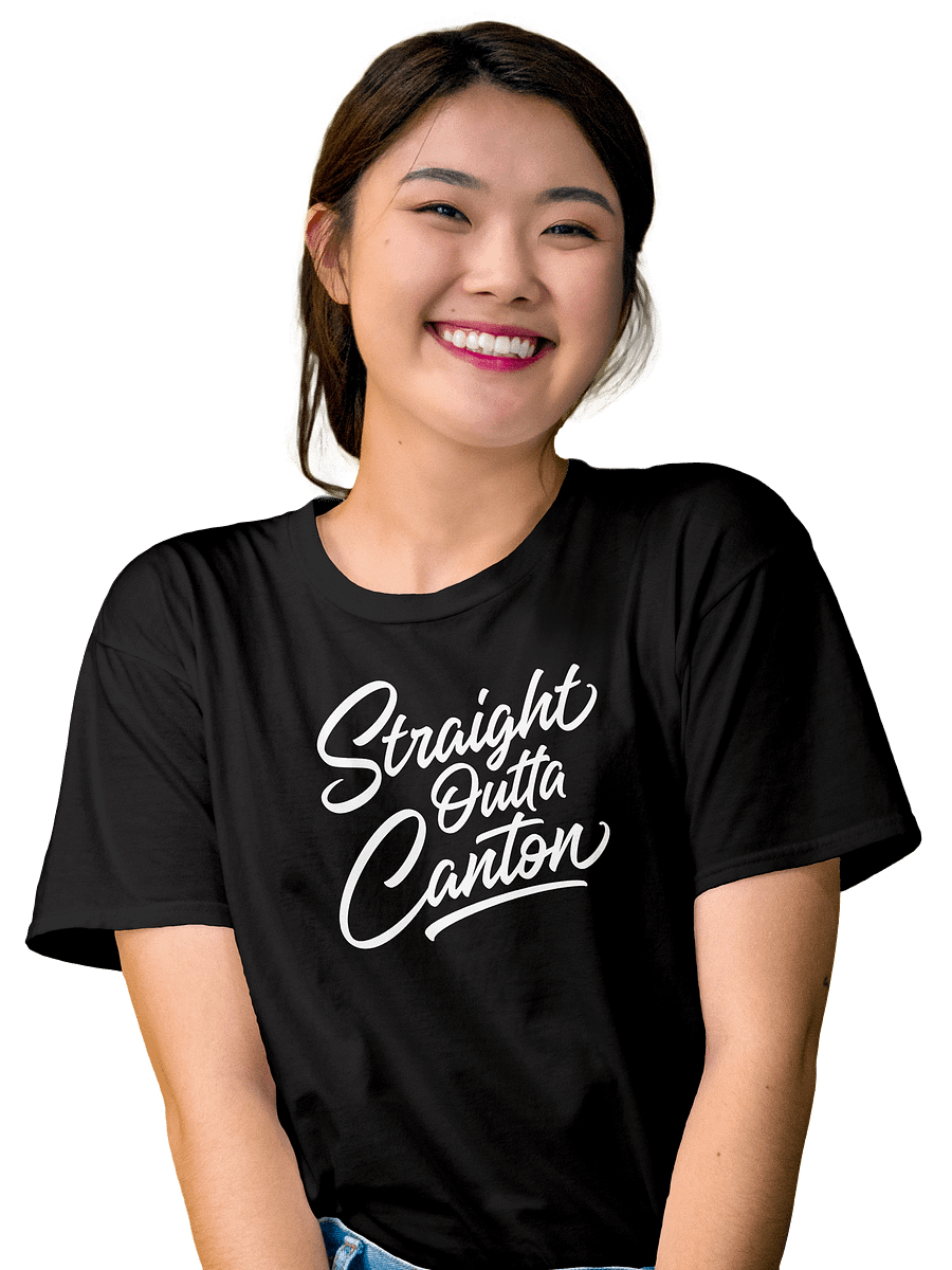 STRAIGHT OUTTA CANTON (White) Unisex T-shirt product image (2)