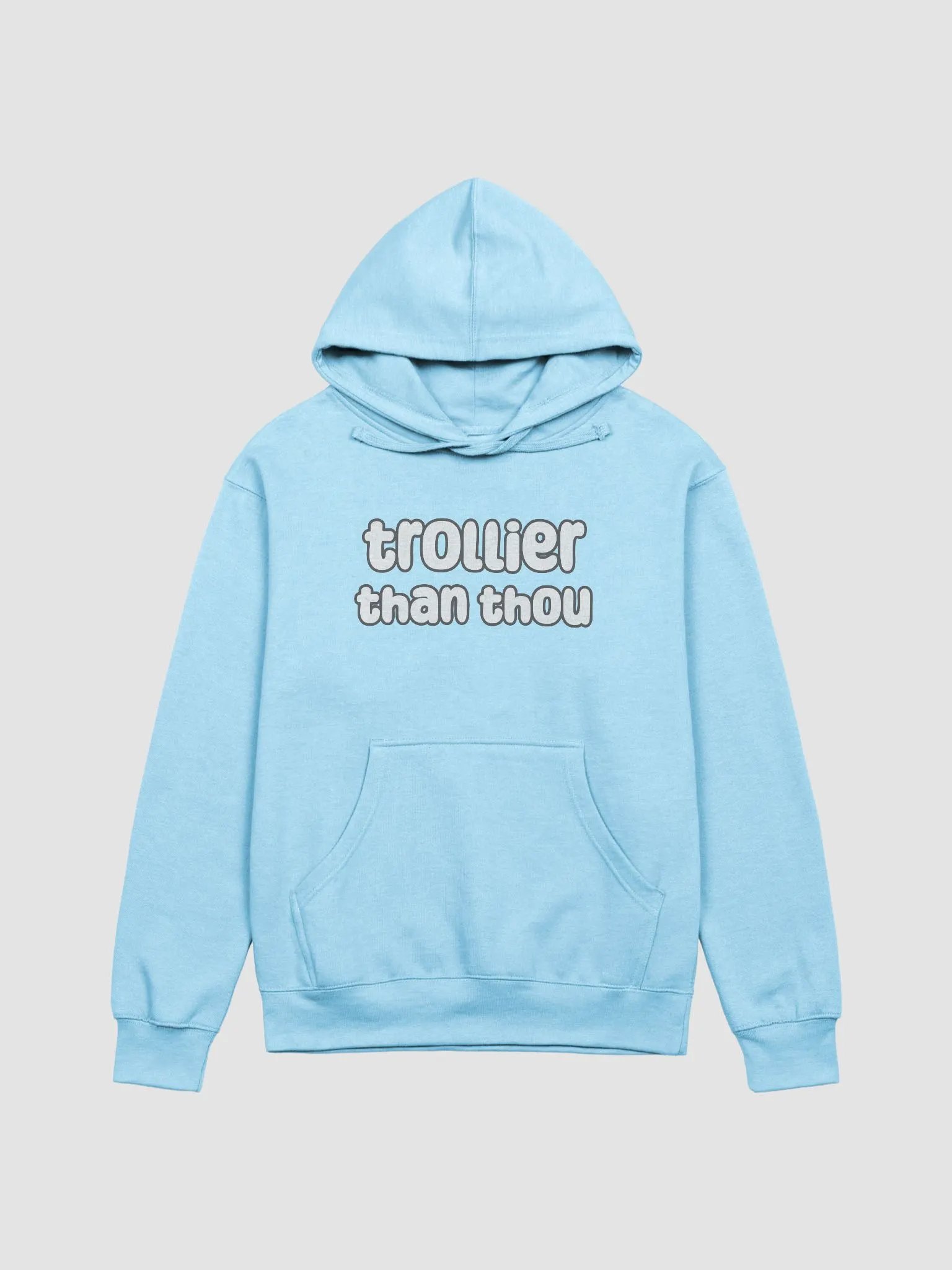 Trollier Than Thou Mid-Weight Unisex Hoodie - pastel colours product image (1)