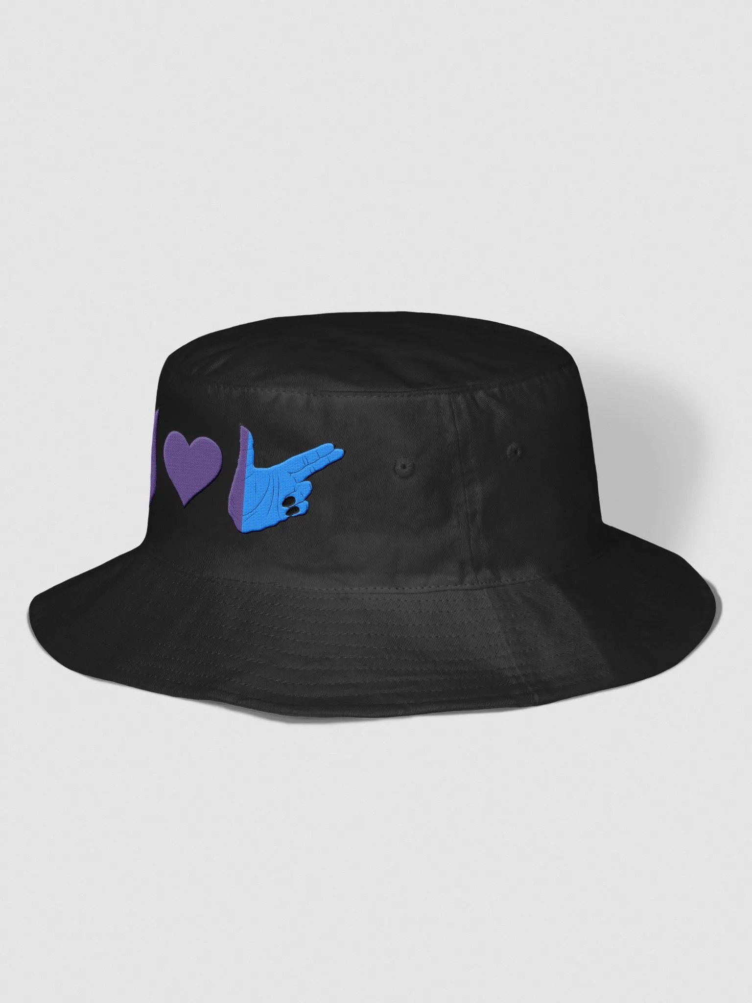 Finger Guns (bi flag) Bucket Hat product image (8)