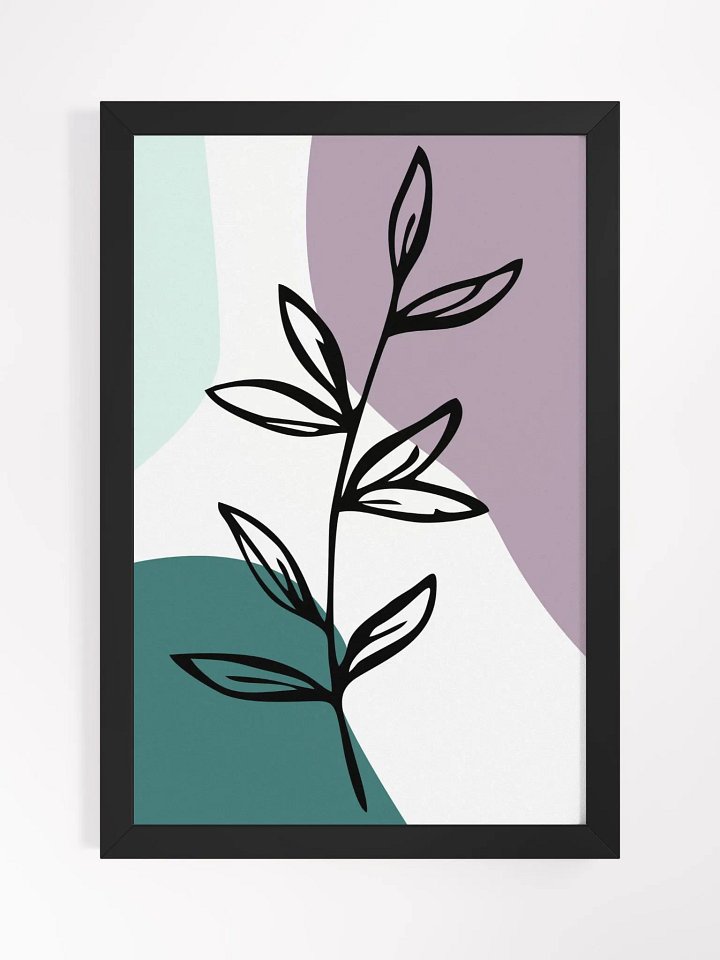 Pastel Branches Framed Matte Poster product image (1)