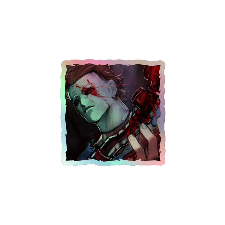 Michael Myers Holographic Sticker product image (1)
