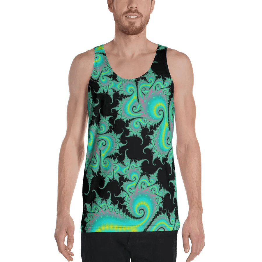Fractal Men's Tank Top - Candyfloss Confection product image (3)
