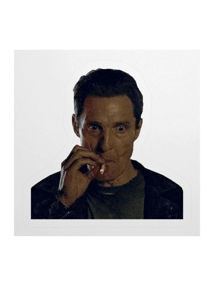 Smoker Meme Kiss Cut Stickers product image (2)