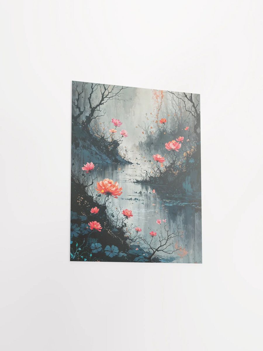 Petals of the Quiet Stream Matte Poster product image (5)