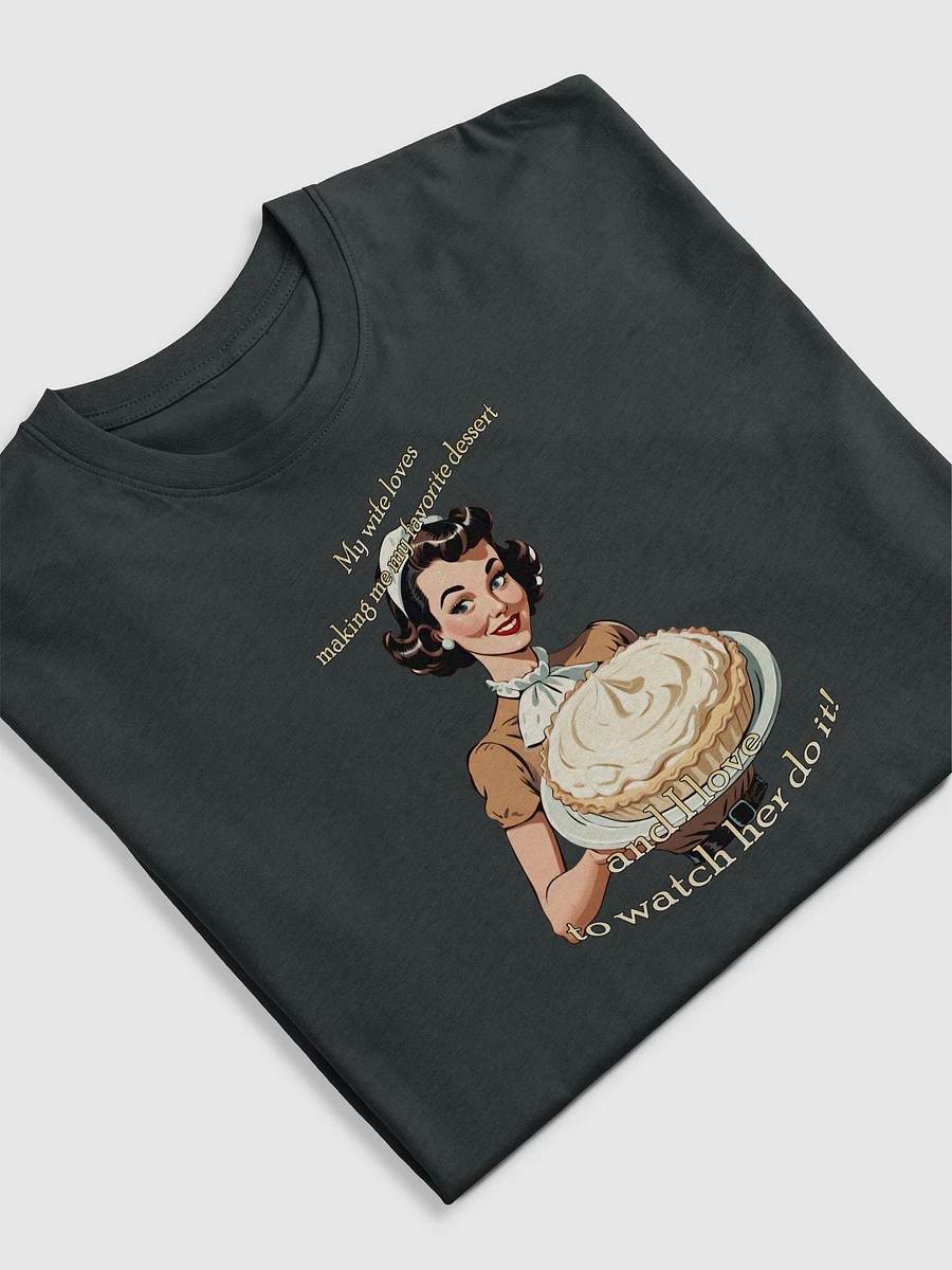 Watching Wife Make Dessert Men's heavyweight Cream Pie Shirt product image (21)