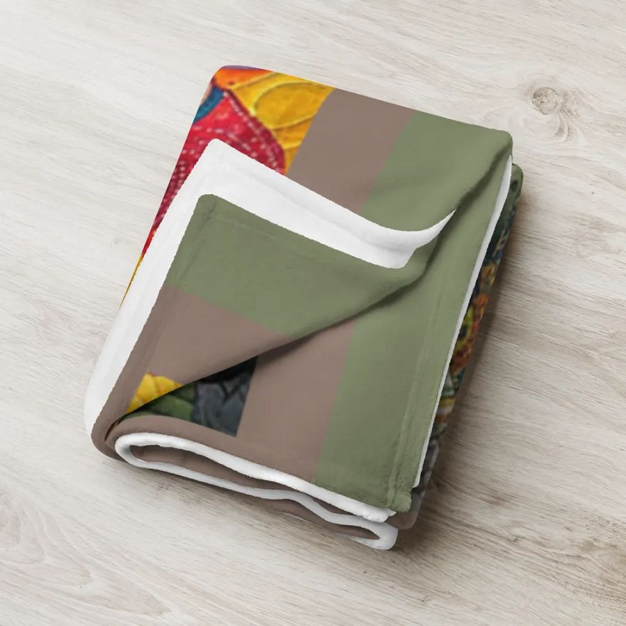 Country Chicken Plush Throw Blanket product image (10)