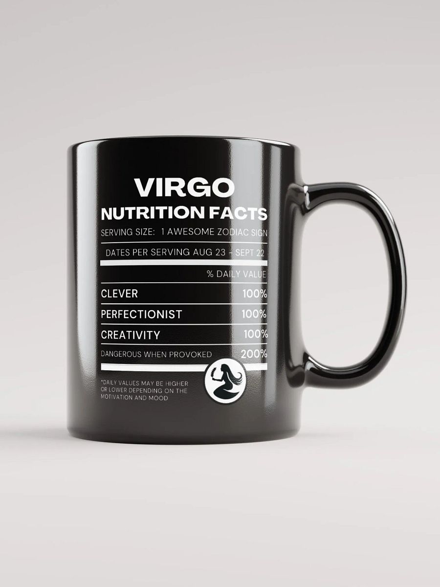Virgo Nutrition Facts Mug product image (6)