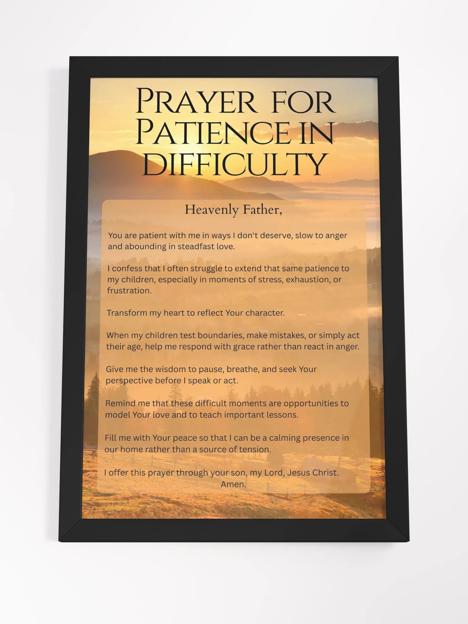 Prayer for Patience in Difficulty product image (4)