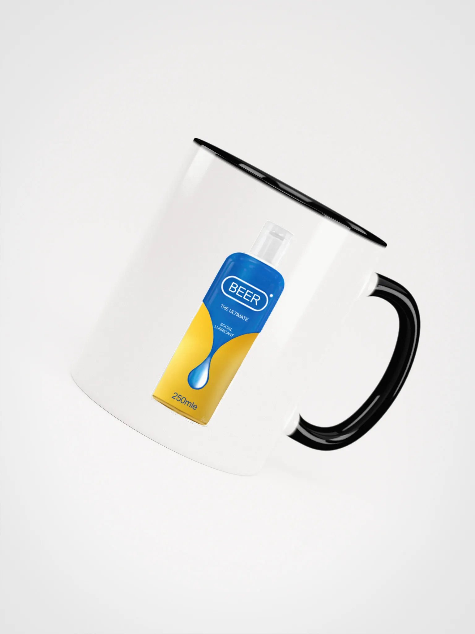 Beer: The Ultimate Social Lubricant! COLORED MUG product image (3)