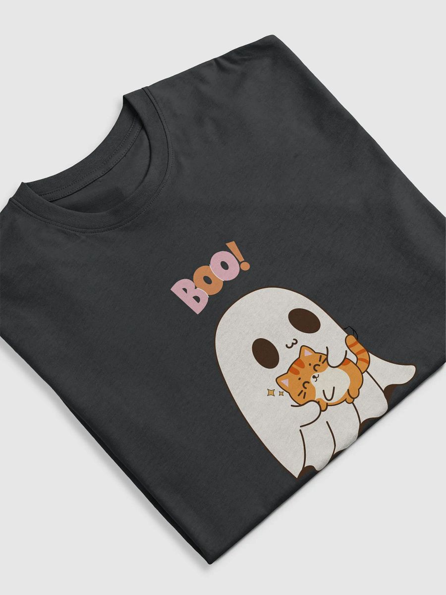 BOO! Cute Ghost and Cat Tee product image (5)