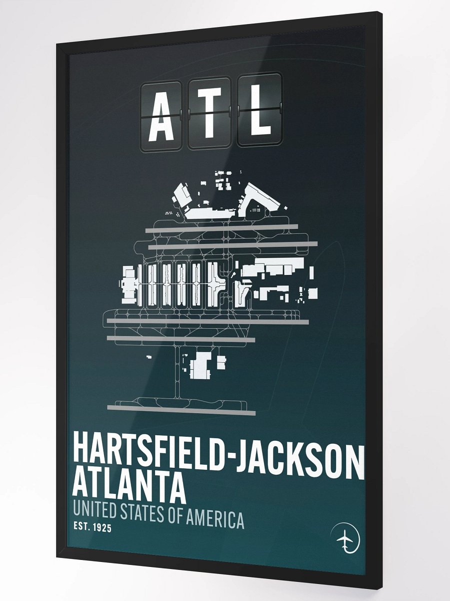 Atlanta ATL Poster (Framed) product image (3)