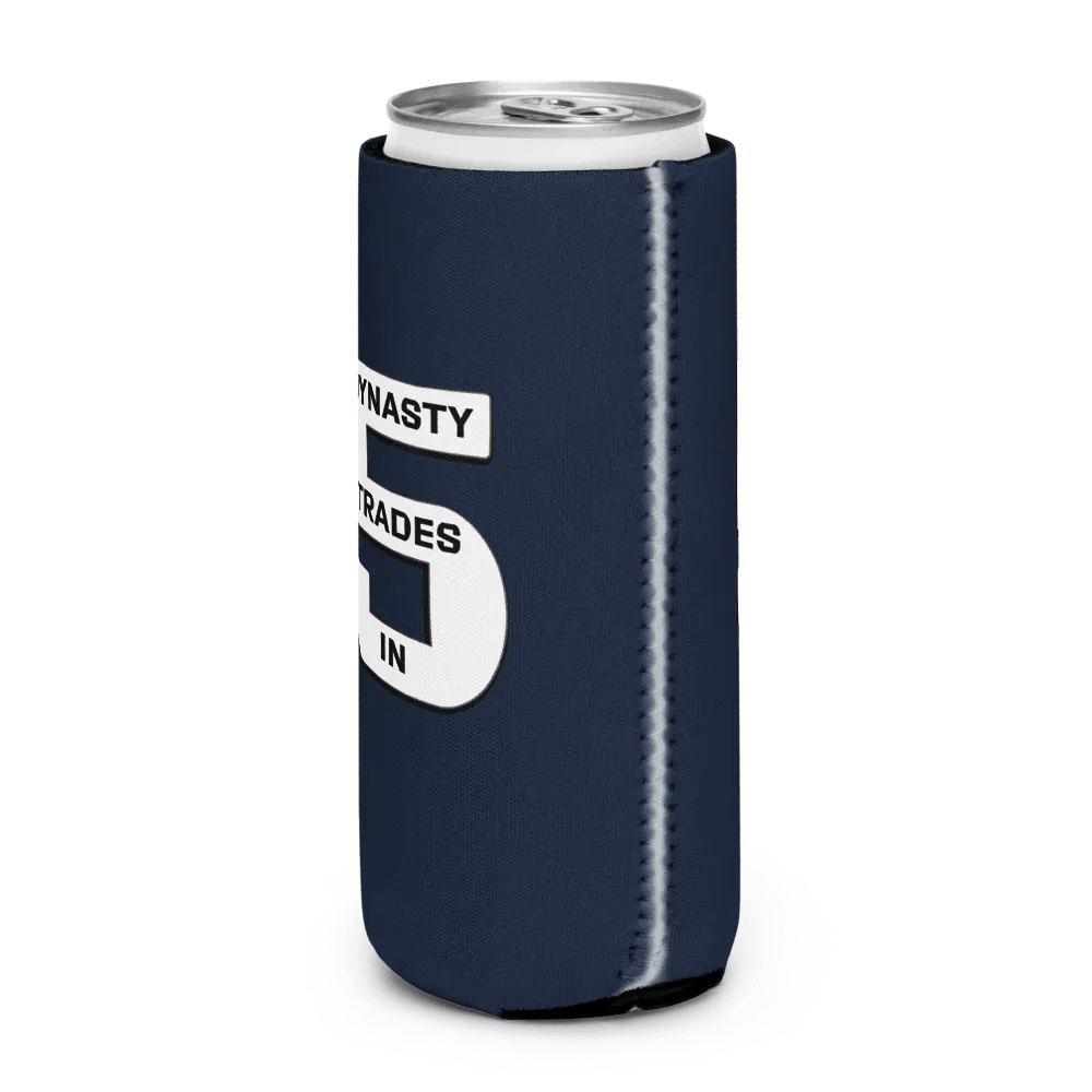 Copy of Dynasty Trades in 5 - Koozie (Slim Navy) product image (2)