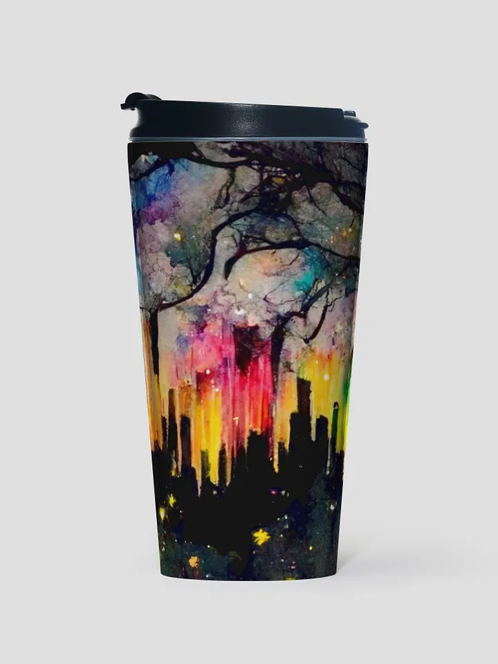 Dreamy Cityscape Stainless Steel Travel Mug product image (1)
