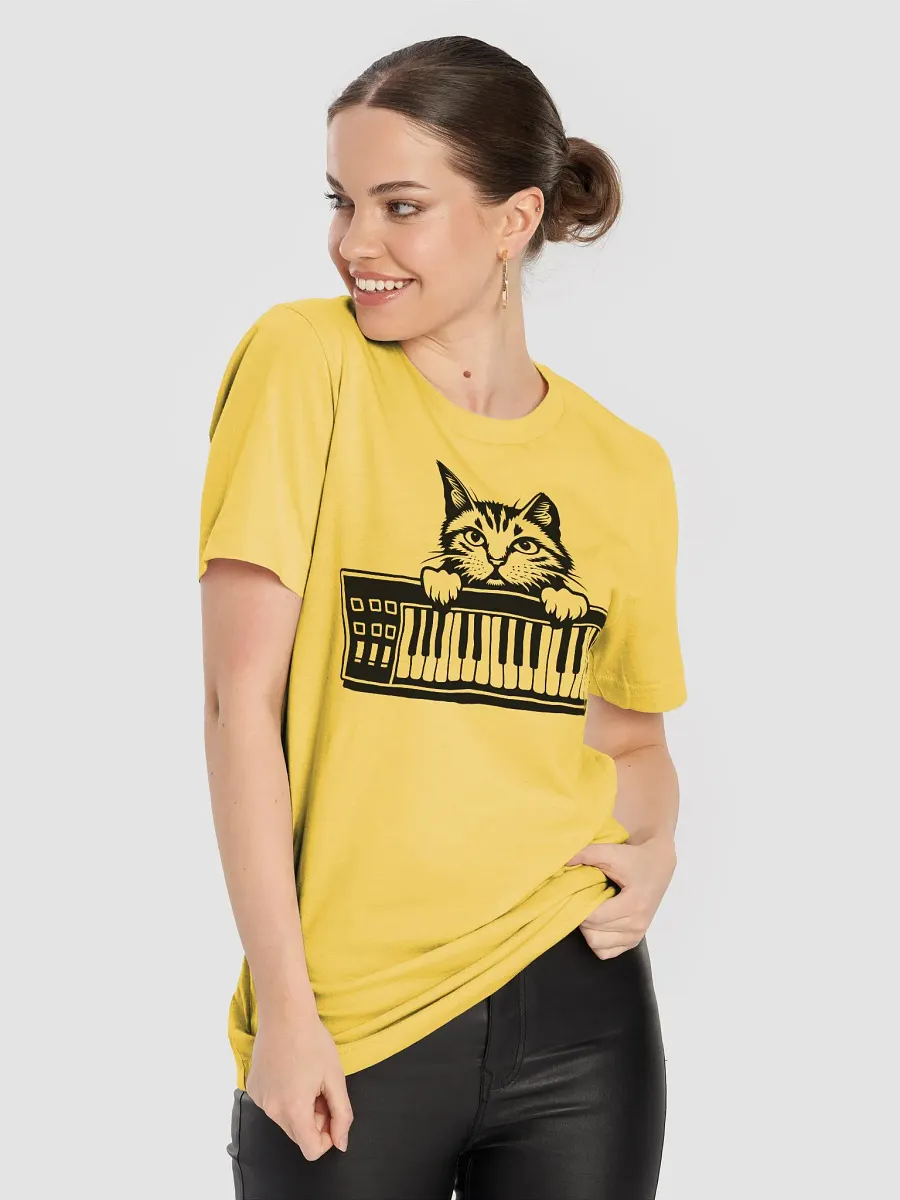 Synthesizer Cat T-Shirt product image (7)