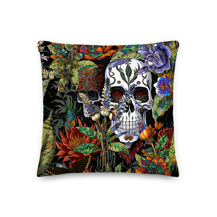 Jardín de Almas (Garden of Souls) by Edward Martin Linen Feel All-Over Print Pillow product image (3)
