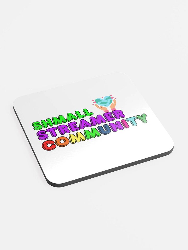 Shmall Streamer Community Glossed Cork Coaster product image (2)