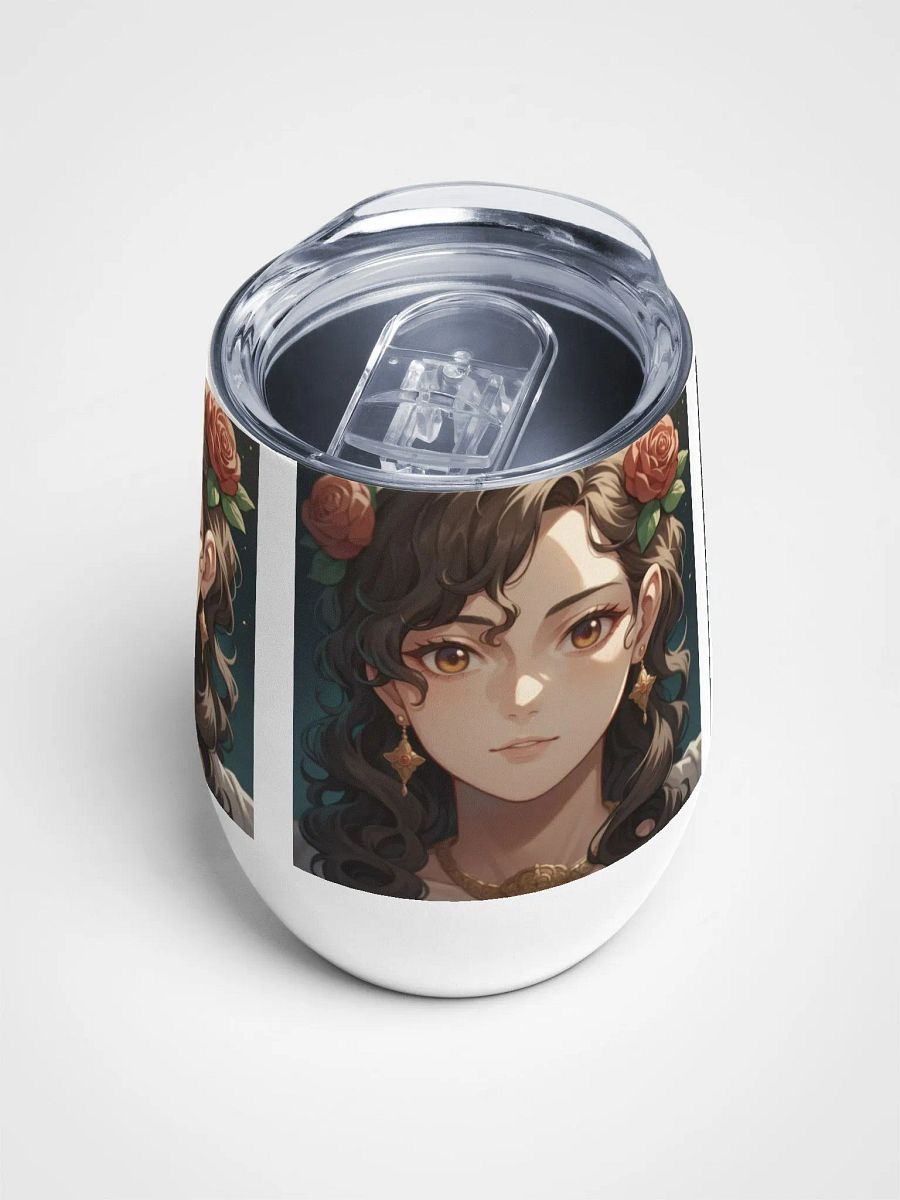 Rose Adorned Wine Tumbler product image (4)