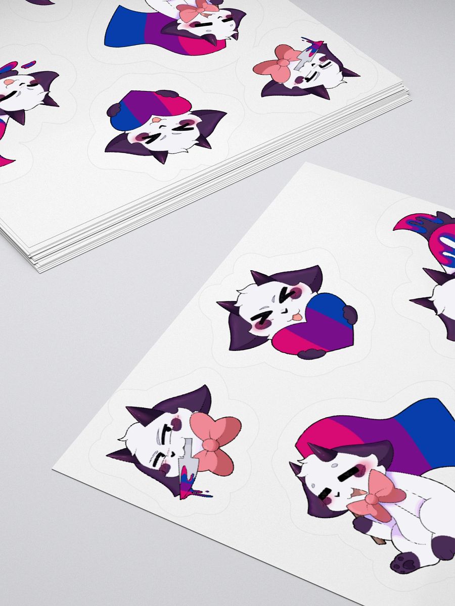 PRIDE/Bisexual Sticker sheet product image (4)