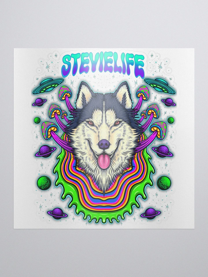 Sticker Psycho Wolf product image (1)