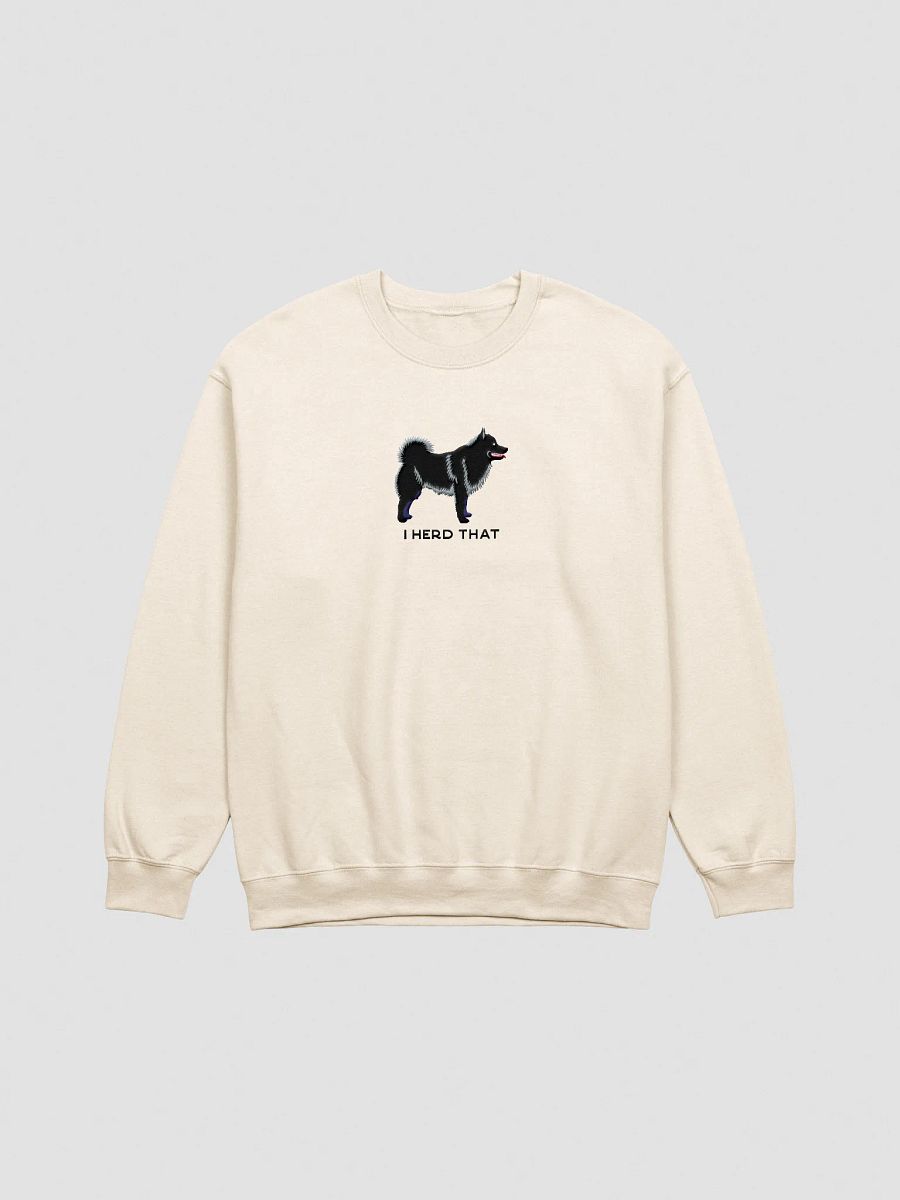 I Herd That Sweatshirt (Embroidered) of a Schipperke(Black) product image (13)