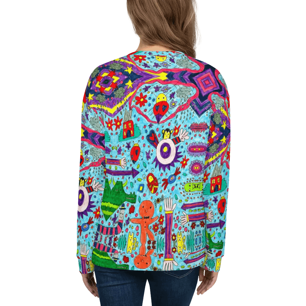 Abstract Doodle Characters Unisex Sweatshirt product image (11)