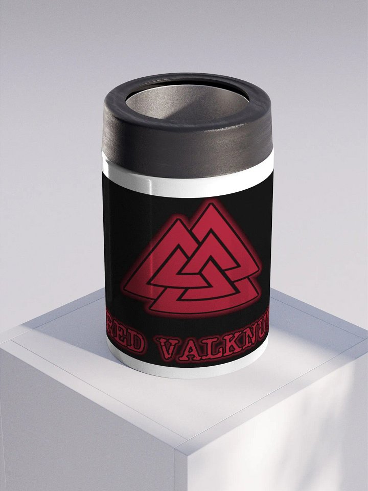 Red Valknut Can Koozie product image (1)